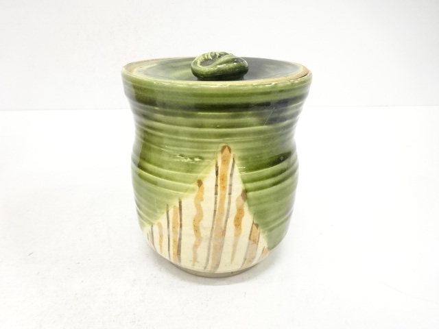 織部　水指（保護箱付）